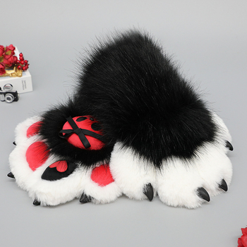 Rukavice s šapama za fursuit, za odrasle, cosplay dodatak, ljetno izdanje 2024