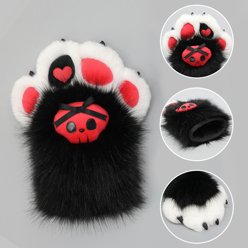 Rukavice s šapama za fursuit, za odrasle, cosplay dodatak, ljetno izdanje 2024