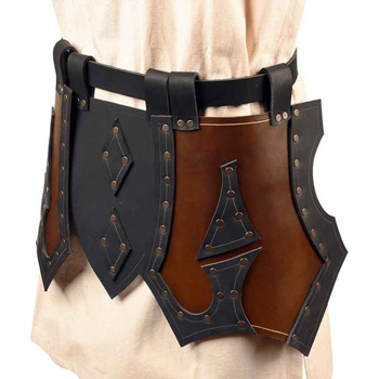 Costum Cosplay pentru Carnavalul European și American de Halloween – Rochie din Piele Retro Medieval Renaissance, Adulți, Vara 2024, Brand: Other