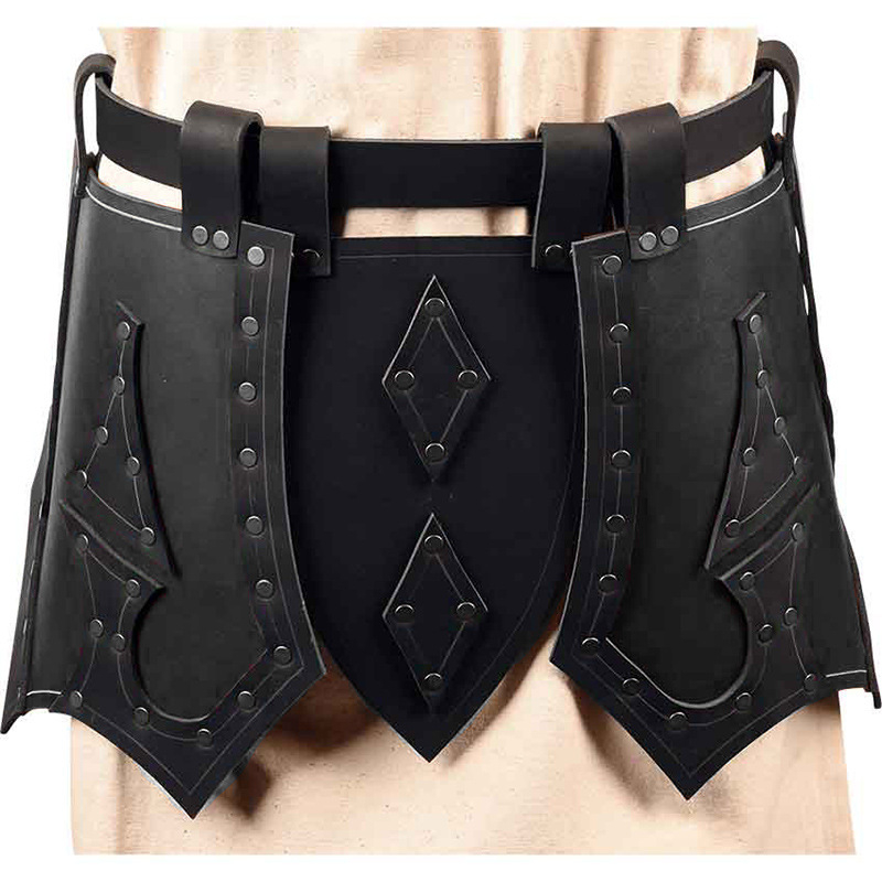 Costum Cosplay pentru Carnavalul European și American de Halloween – Rochie din Piele Retro Medieval Renaissance, Adulți, Vara 2024, Brand: Other