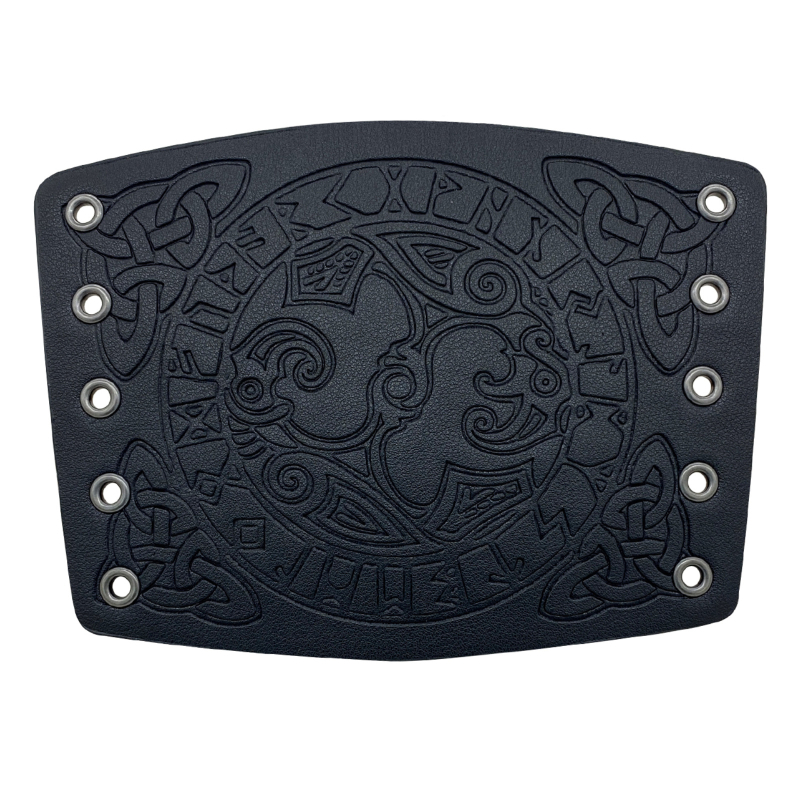 Bratara pentru încheietura cu Odin Raven în relief, stil nordic viking, accesorii cosplay medieval/renaștere, pentru adulți, lansare toamnă 2021