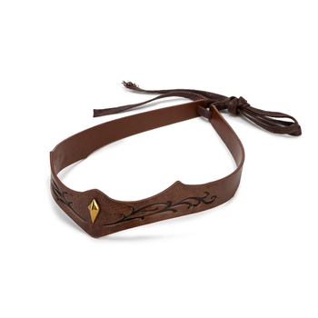 Accesoriu pentru cap din piele pentru cosplay - Stil pădure medieval, ornament frontal cu gravură pe frunze de viță, pentru adulți (Brand: Altul; Sursă: În stoc; Lansare: Primăvara 2025)