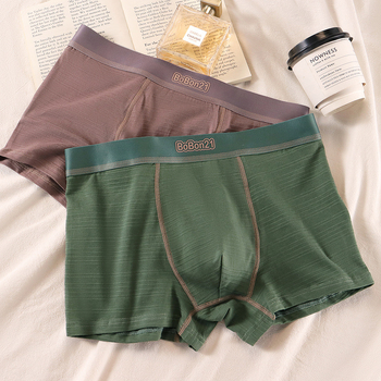 Boxer briefs din bumbac, talie medie, respirabile, bumbac tricotat, 90–95% bumbac, pentru toate anotimpurile