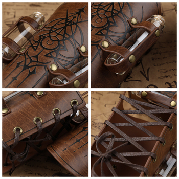 Brățară medievală de alchimie - stil Viking Scandinav, recuzită cosplay retro, Hai fane, Primăvara 2025, Pentru adulți