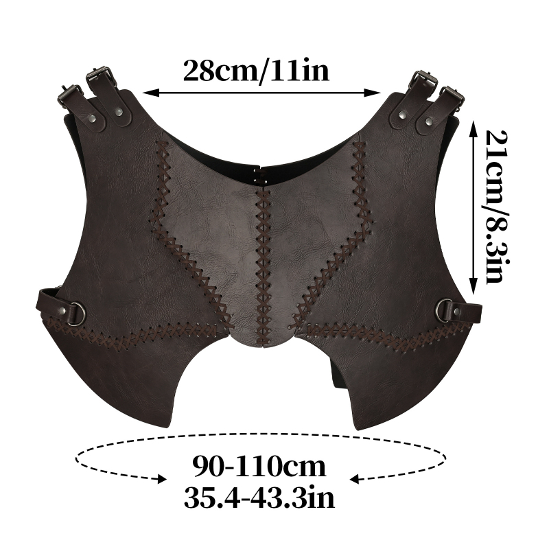 Pieptar medieval pe jumătate - cosplay în stil nordic Viking - Hai fane; pentru adulți; iarna 2025; Spot goods