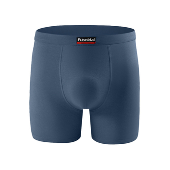 Meeste puuvillased kõrge vöökoha bokserid, hingavad, sportlikud