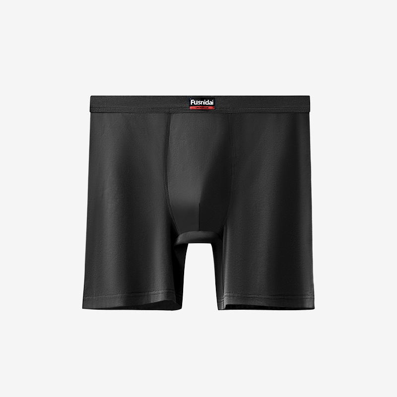 Meeste puuvillased kõrge vöökoha bokserid, hingavad, sportlikud