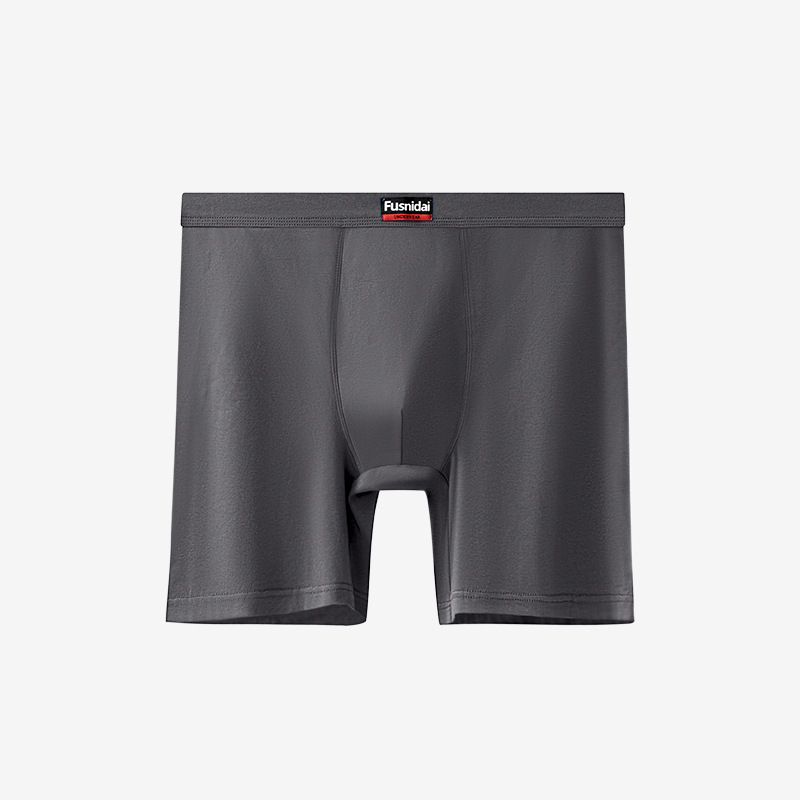 Meeste puuvillased kõrge vöökoha bokserid, hingavad, sportlikud