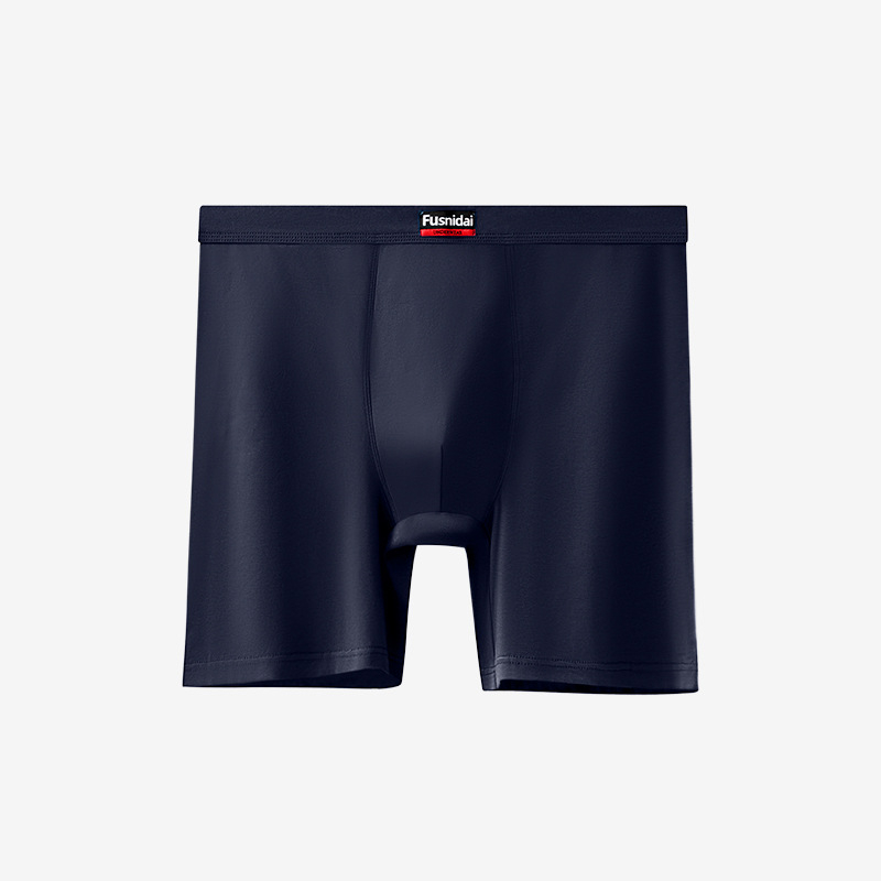 Meeste puuvillased kõrge vöökoha bokserid, hingavad, sportlikud