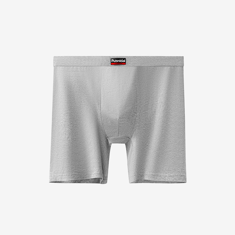 Meeste puuvillased kõrge vöökoha bokserid, hingavad, sportlikud