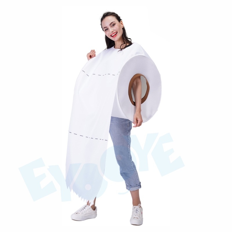 EYOOYE Halloween karneval cosplay kostim za odrasle s rekvizitom od rolni toaletnog papira – Jesen 2024