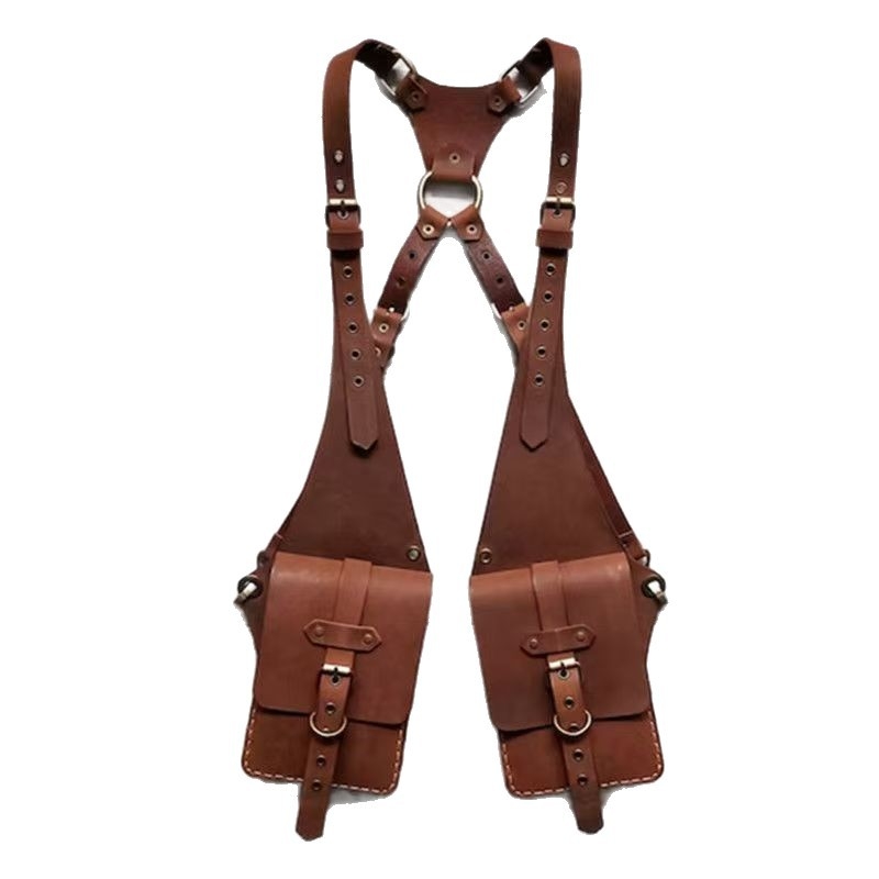Srednjovjekovska steampunk retro torba preko ramena s podesivim remenom – novčanik i torbica za telefon za Halloween cosplay