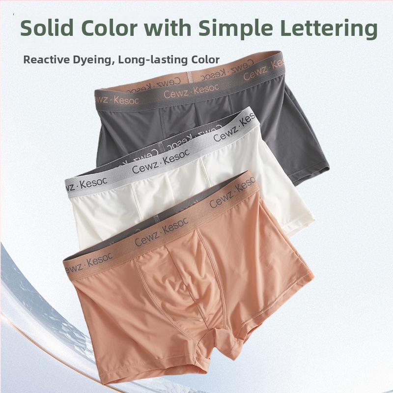 Ανδρικά μποξεράκια από νάιλον Ice Silk – γρήγορο στέγνωμα, διαπνοή, μεσαία μέση, U-σχήματος θήκη, 80-90% νάιλον, επένδυση καβάλου 92% βισκόζη