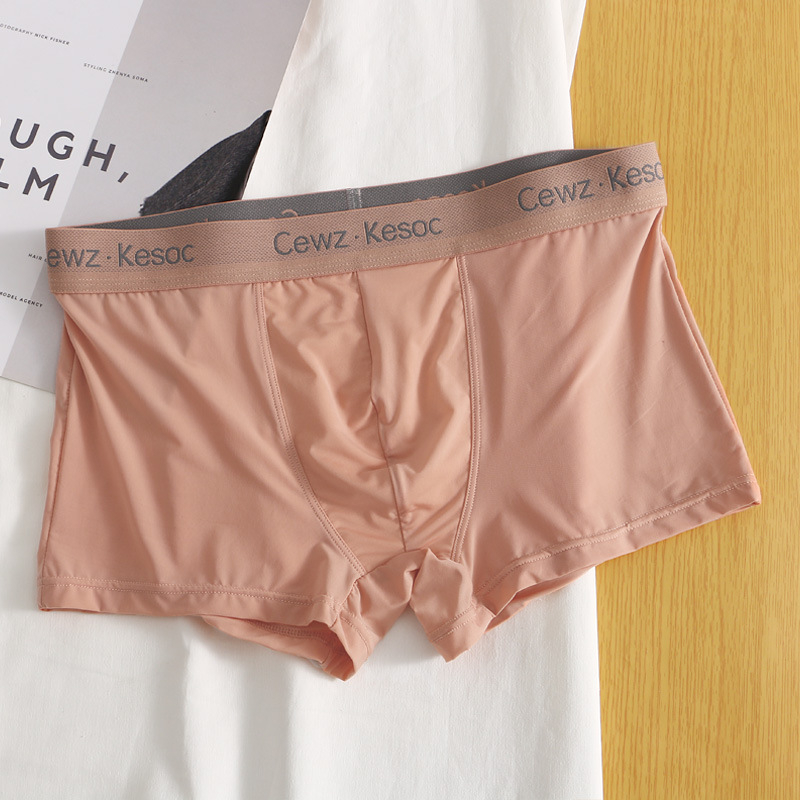 Ανδρικά μποξεράκια από νάιλον Ice Silk – γρήγορο στέγνωμα, διαπνοή, μεσαία μέση, U-σχήματος θήκη, 80-90% νάιλον, επένδυση καβάλου 92% βισκόζη