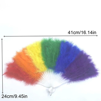 Tollas fan színpadi kosztümökhöz és kifutó bemutatókhoz, teljes tollazatú, Lolita party-kiegészítő