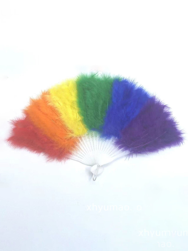 Tollas fan színpadi kosztümökhöz és kifutó bemutatókhoz, teljes tollazatú, Lolita party-kiegészítő