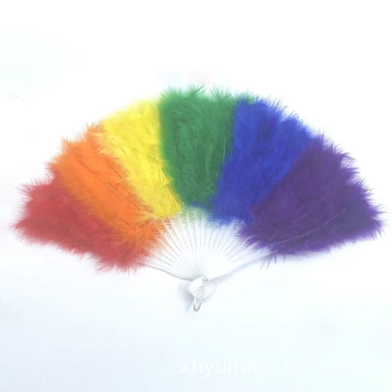 Tollas fan színpadi kosztümökhöz és kifutó bemutatókhoz, teljes tollazatú, Lolita party-kiegészítő