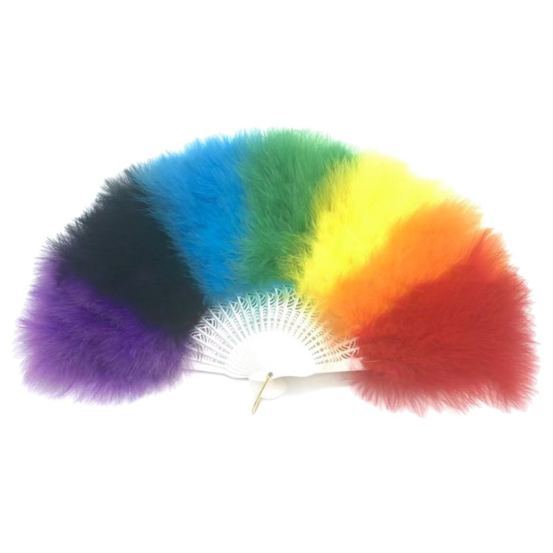 Tollas fan színpadi kosztümökhöz és kifutó bemutatókhoz, teljes tollazatú, Lolita party-kiegészítő