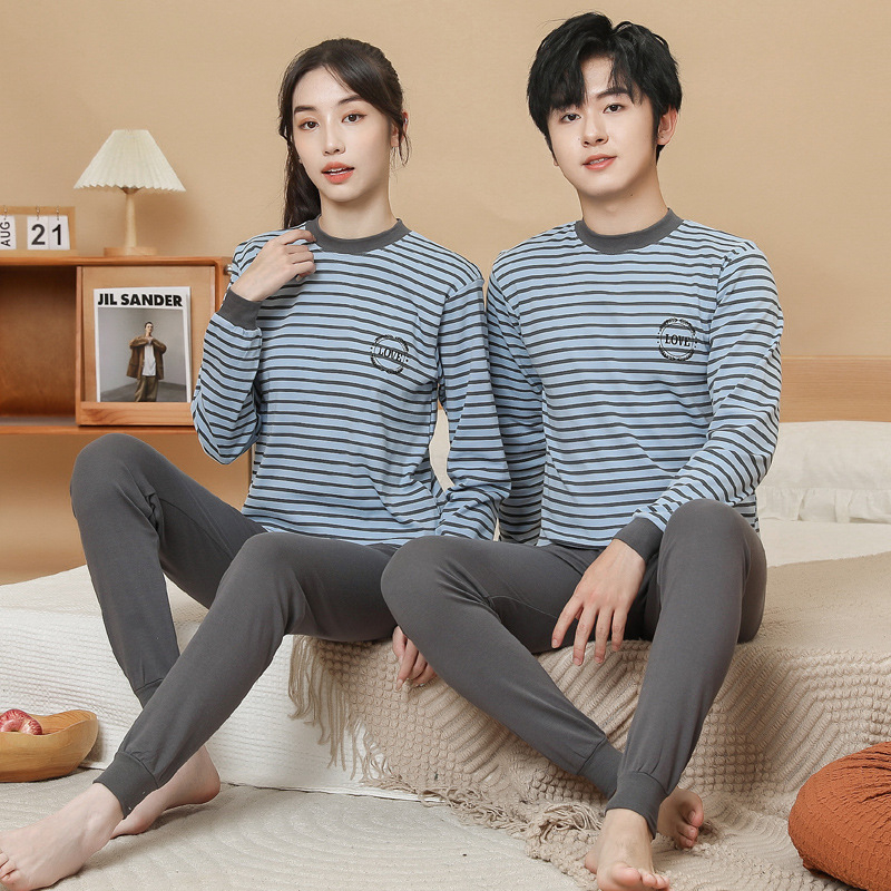 Set termic din bumbac pentru adolescenți: 100% bumbac, greutate medie 181–200 g/m², unisex, top cu mânecă lungă și pantaloni, cald pentru toamnă–iarnă, vârsta 13–18 ani