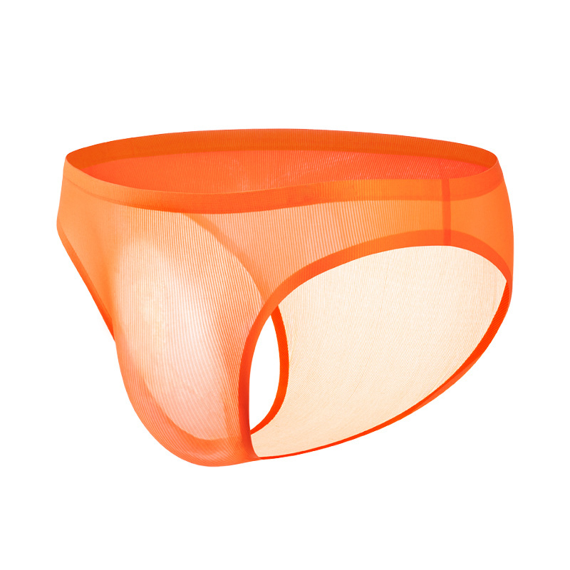 Muške boxerice Ice Silk, rebraste, bezšivne, niski pojas, Nylon 50-70% glavni materijal
