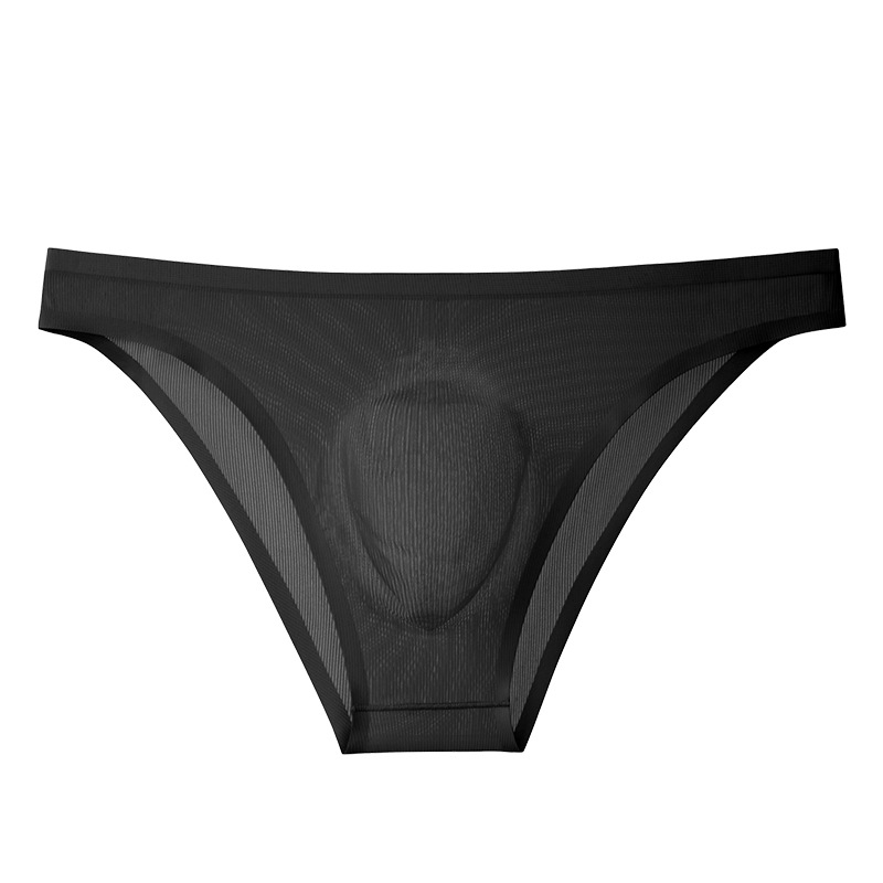 Muške boxerice Ice Silk, rebraste, bezšivne, niski pojas, Nylon 50-70% glavni materijal