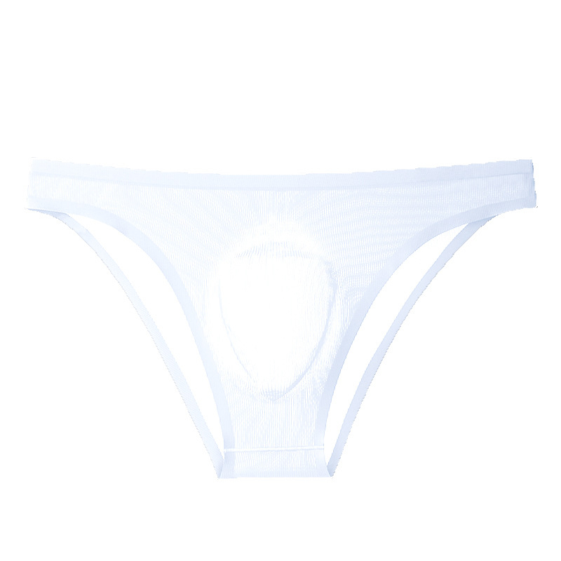 Muške boxerice Ice Silk, rebraste, bezšivne, niski pojas, Nylon 50-70% glavni materijal