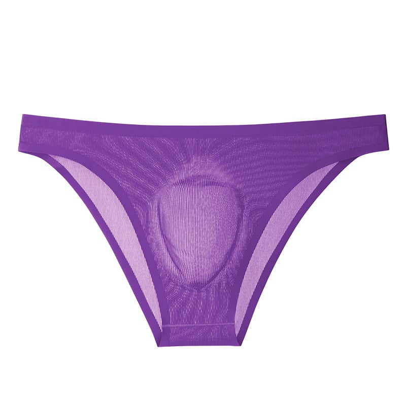 Muške boxerice Ice Silk, rebraste, bezšivne, niski pojas, Nylon 50-70% glavni materijal