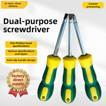 Xiongfeng magnetinis atsuktuvas iš 45# plieno, su kryžine ir plokščia galva, dvipusis