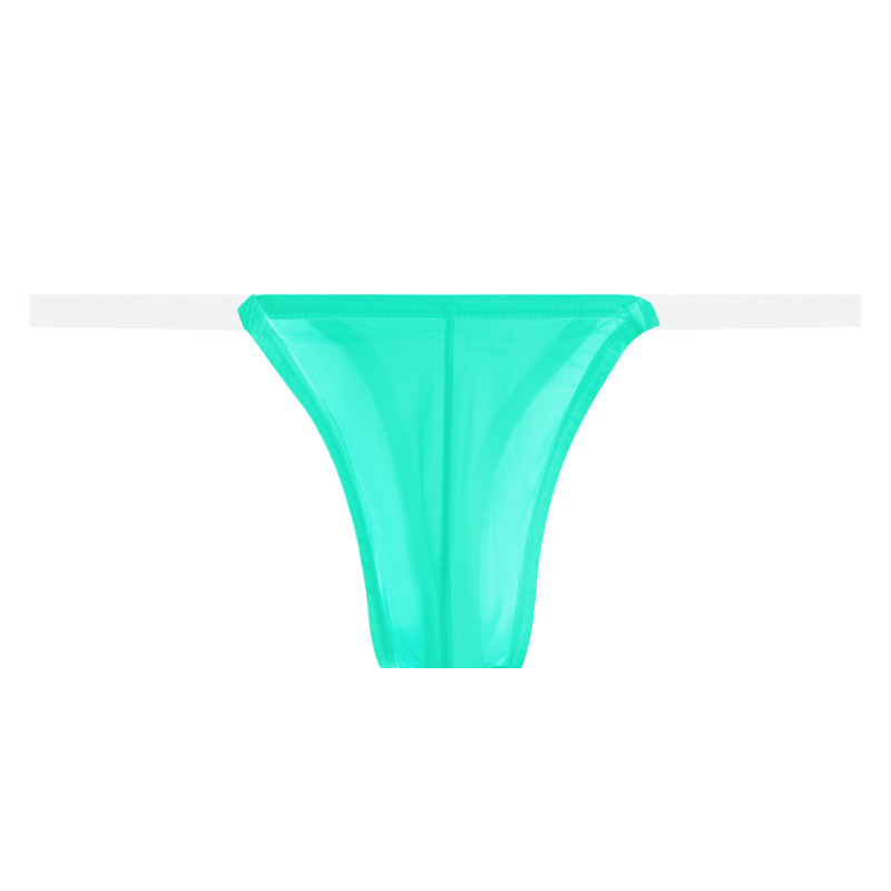 Adannu ανδρικά nylon πλεκτά μπικίνι thong χαμηλής μέσης, βασικό ύφασμα 50–70%, επένδυση 30–50%