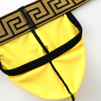 Ανδρικό στρινγκ Ice Silk - Νήμα Nylon 80–90%, Εσωτερική επένδυση Ice Silk 80–90%, Χαμηλή μέση, Μονόχρωμο