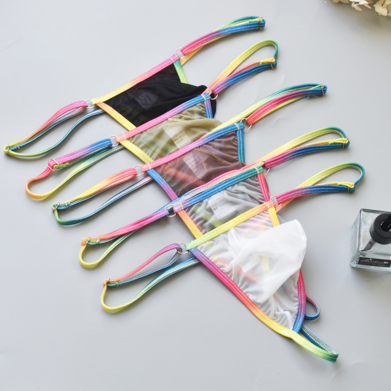 Ανδρικά στρινγκ από ice silk, 80-90% νάιλον, συσκευασία σε σακούλα, μάρκα YUTATA