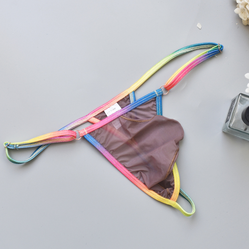 Ανδρικά στρινγκ από ice silk, 80-90% νάιλον, συσκευασία σε σακούλα, μάρκα YUTATA