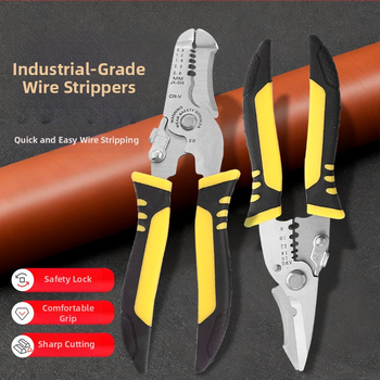 Saintly Apskrito laidų nuėmimo žnyplės – Elektriko daugiafunkcinis įrankis laidų nuėmimui ir pjovimui, svoris 011