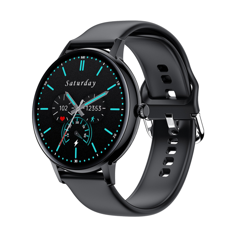 Fw07 Bluetooth pametni sat - vodootporan do 30 m, AMOLED zaslon, praćenje srčanog ritma, brojač koraka, Bluetooth pozivi