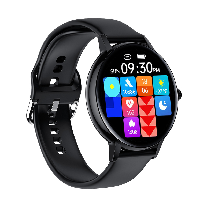 Fw07 Bluetooth pametni sat - vodootporan do 30 m, AMOLED zaslon, praćenje srčanog ritma, brojač koraka, Bluetooth pozivi