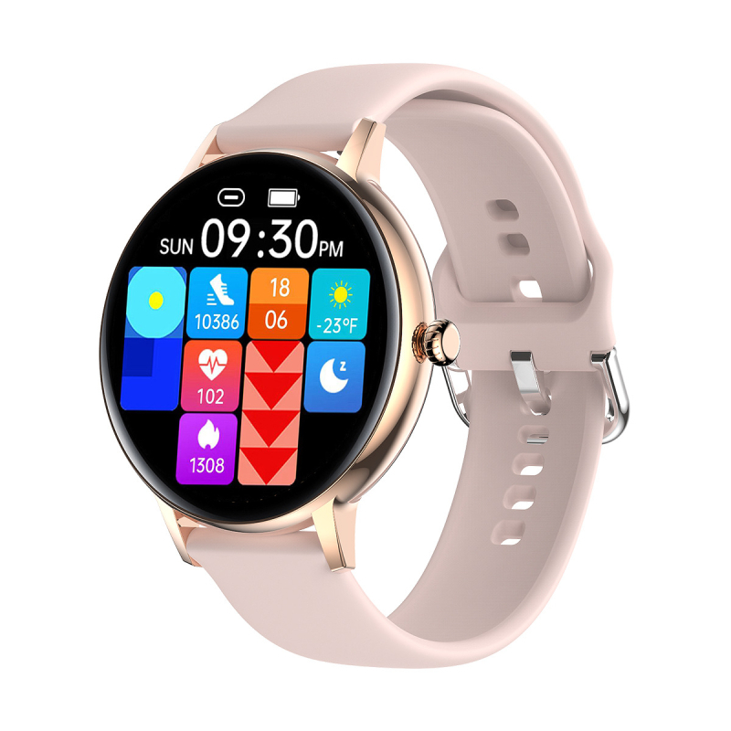 Fw07 Bluetooth pametni sat - vodootporan do 30 m, AMOLED zaslon, praćenje srčanog ritma, brojač koraka, Bluetooth pozivi