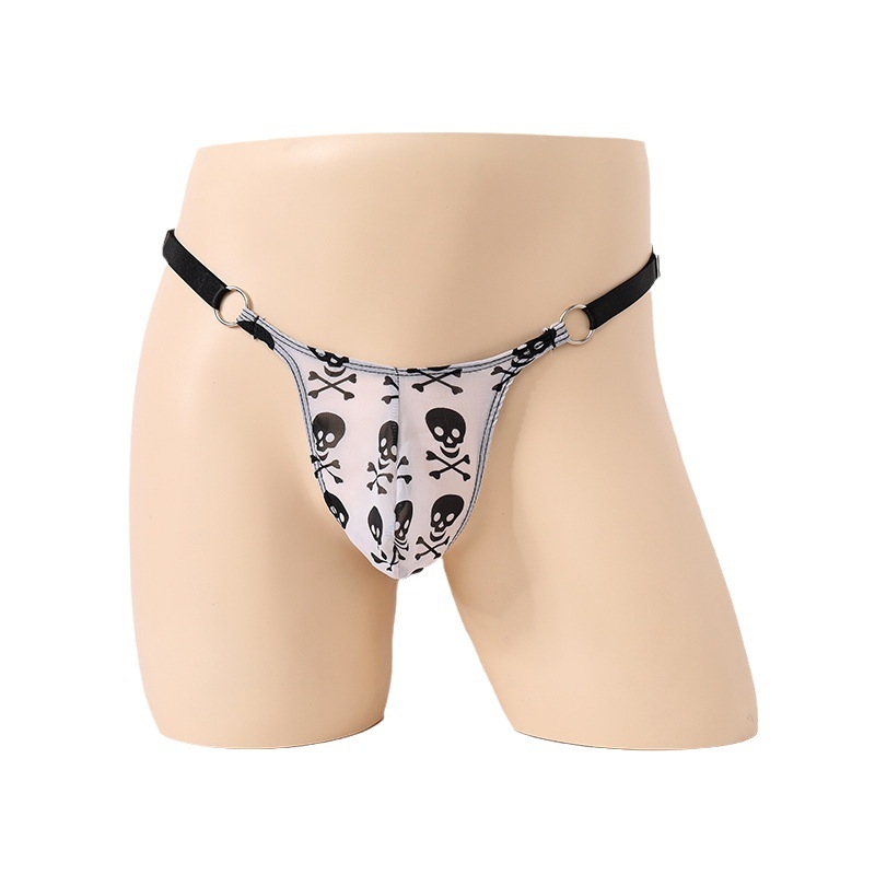 Unisex λεοπάρ mesh thong εσώρουχο, σπαντέξ 90-95%