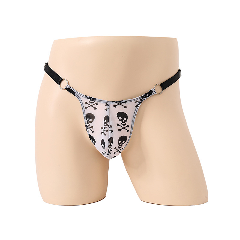 Unisex λεοπάρ mesh thong εσώρουχο, σπαντέξ 90-95%