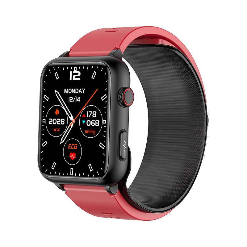 Έξυπνο ρολόι με μέτρηση αρτηριακής πίεσης, παρακολούθηση καρδιακού ρυθμού και οξυγόνου στο αίμα; αδιάβροχο, αυτονομία 7–14 ημερών, μαγνητική φόρτιση