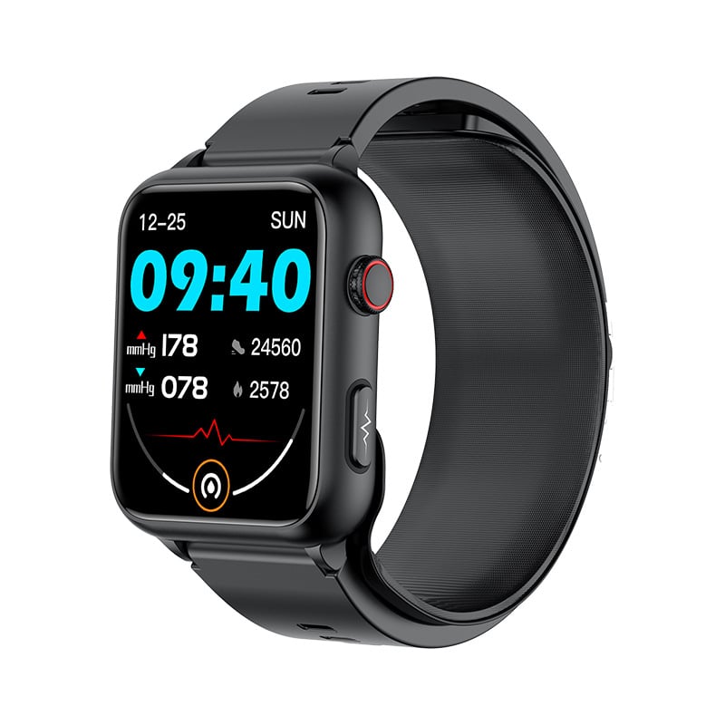 Έξυπνο ρολόι με μέτρηση αρτηριακής πίεσης, παρακολούθηση καρδιακού ρυθμού και οξυγόνου στο αίμα; αδιάβροχο, αυτονομία 7–14 ημερών, μαγνητική φόρτιση