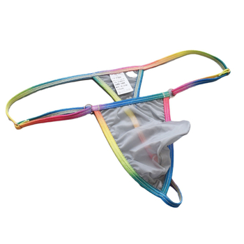 Ανδρικό στρινγκ | Ice Silk Nylon (80-90%) | Ουράνια Θήκη | YUTATA B918