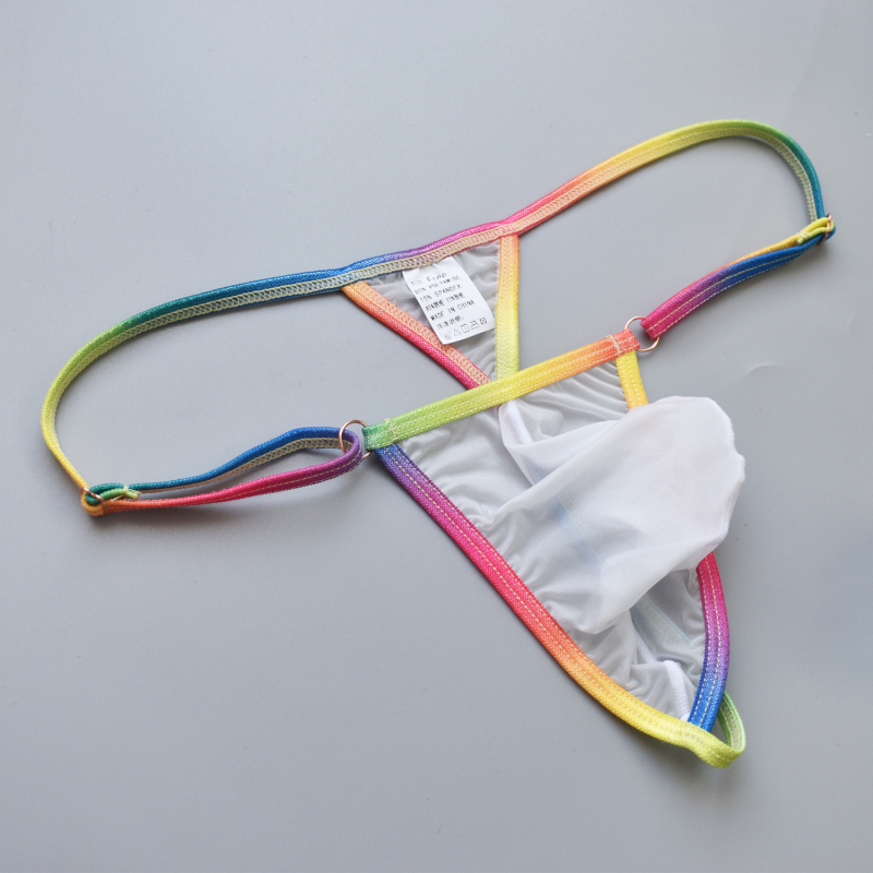 Ανδρικό στρινγκ | Ice Silk Nylon (80-90%) | Ουράνια Θήκη | YUTATA B918