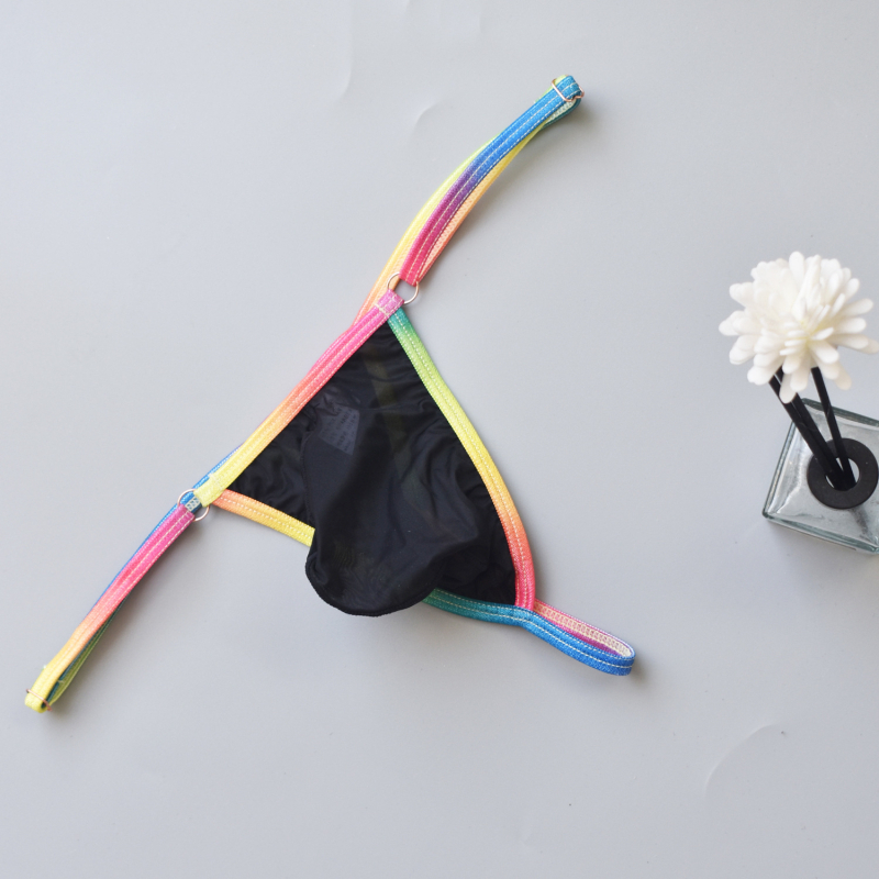 Ανδρικό στρινγκ | Ice Silk Nylon (80-90%) | Ουράνια Θήκη | YUTATA B918