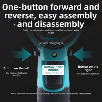 Bežično pistolna bušilica s brushless motorom, Li-ion baterija, neprekidna regulacija brzine, čeljust 3/8 inča, maksimalni promjer bušilice 10 mm