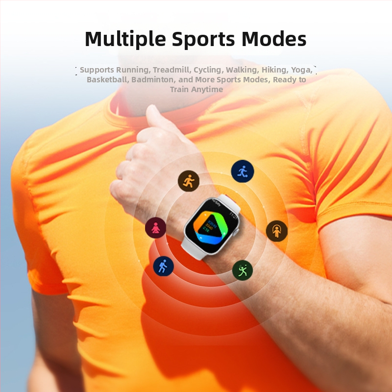Novi S12 Max Bluetooth sportski sat s pametnim podsjetnikom, višenamjenski — Bluetooth povezivost, praćenje otkucaja srca, mjerenje krvnog tlaka, praćenje sna, trajanje baterije 7–14 dana