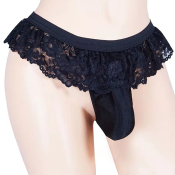 Muške seksi čipkaste tangice donji veš – poliester tkanina; glavni udio tkanine 50–70%; pakiranje: vrećice; spol: muškarac; izlazak: jesen 2022