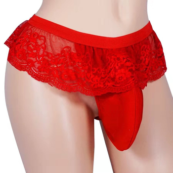 Muške seksi čipkaste tangice donji veš – poliester tkanina; glavni udio tkanine 50–70%; pakiranje: vrećice; spol: muškarac; izlazak: jesen 2022