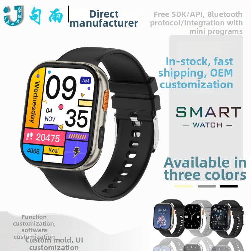 JU109 Ceas Inteligent: monitorizare ritm cardiac, tensiune arterială, oxigen în sânge, glicemie, autonomie baterie 15–21 zile