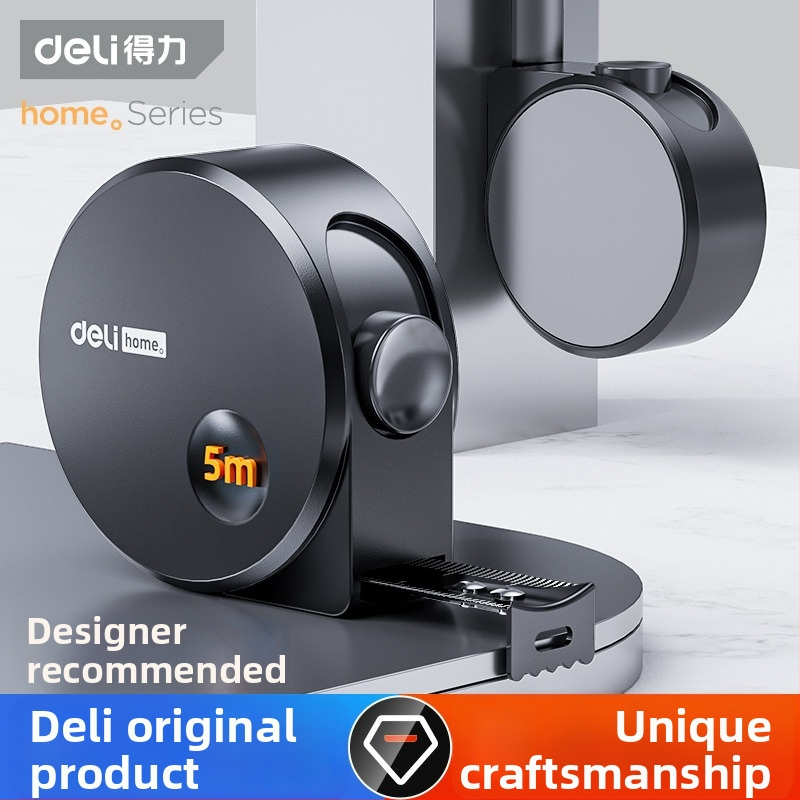 Deli μετρητής ταινίας υψηλής ακρίβειας, εμβέλεια 3–5 μέτρων, ανοξείδωτο ατσάλι, αδιάβροχος, ενισχυμένη κατασκευή