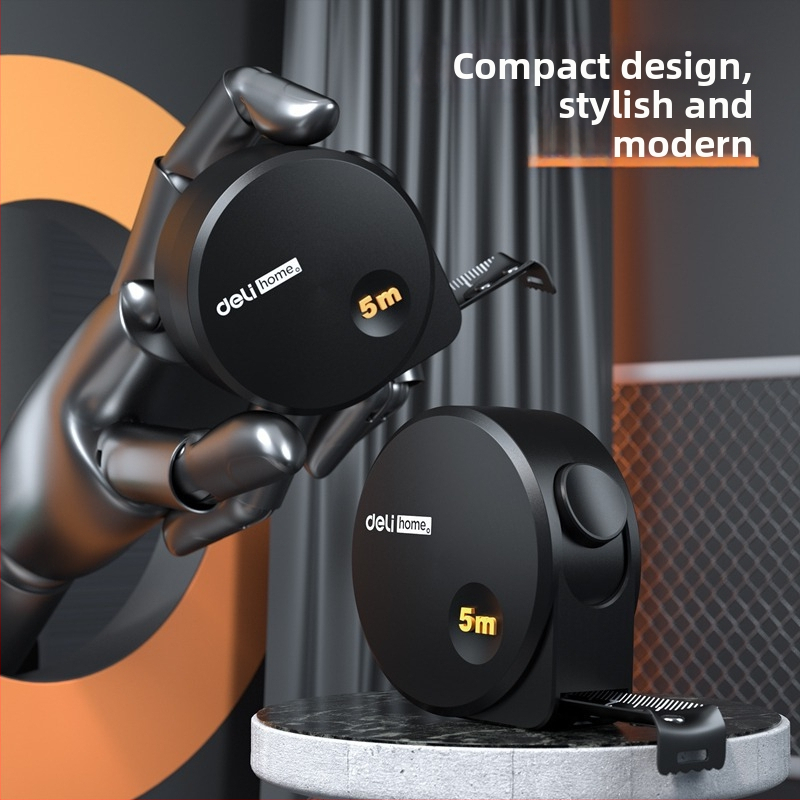 Deli μετρητής ταινίας υψηλής ακρίβειας, εμβέλεια 3–5 μέτρων, ανοξείδωτο ατσάλι, αδιάβροχος, ενισχυμένη κατασκευή